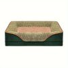 Removable And Washable Pet Dog Sofa And Dog Bed, Dog Nest,  Pet Bed Sofa, Comfortable And Soft, Cat Sofa Bed With Raised Edges To Protect The Neck